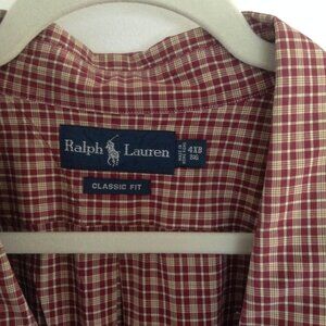 Ralph Lauren Shirt Men's 4XB Tall Long Sleeve Button Down Classic Fit